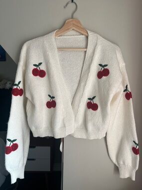 Cherry cardigan